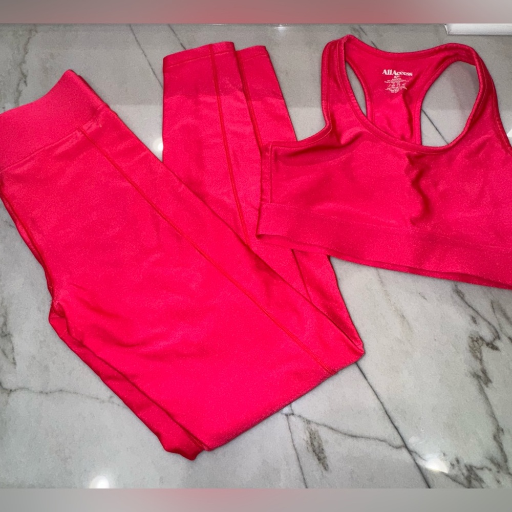 ALL ACCESS Hot Pink Athletic Set